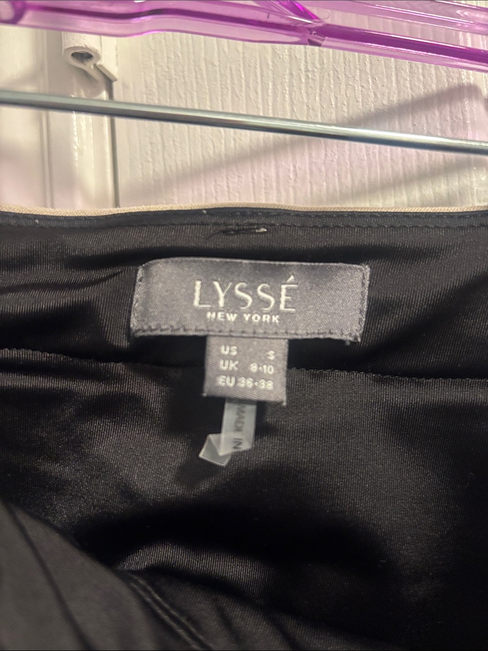 Lysse new York size small tan slacks - Picture 4 of 5